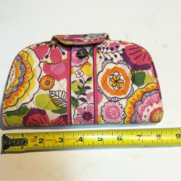Vera Bradley Clementine clasp clutch wallet floral quilted cotton fabric - Picture 9 of 9